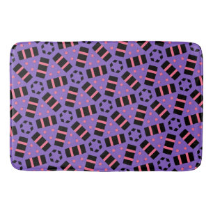 Decorative Purple Bath Mat