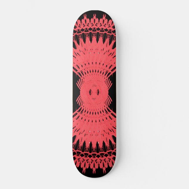 Decorative Radial Pattern: Skateboard (Front)