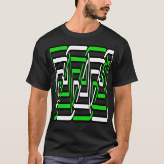 Decorative Rectangular Celtic Interwoven Knot Patt T-Shirt