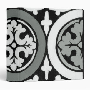 Decorative Renaissance Rosette Tile Design Binder