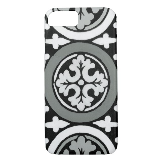Decorative Renaissance Rosette Tile Design Case-Mate iPhone Case (Back)