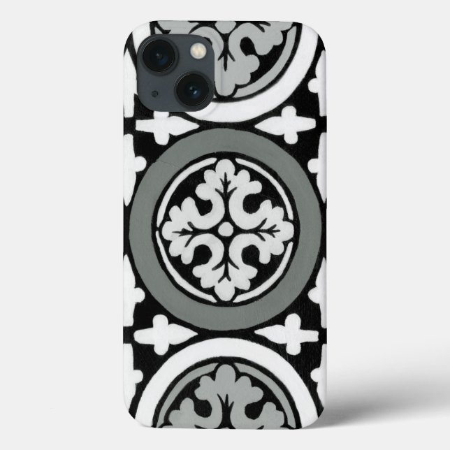 Decorative Renaissance Rosette Tile Design Case-Mate iPhone Case (Back)