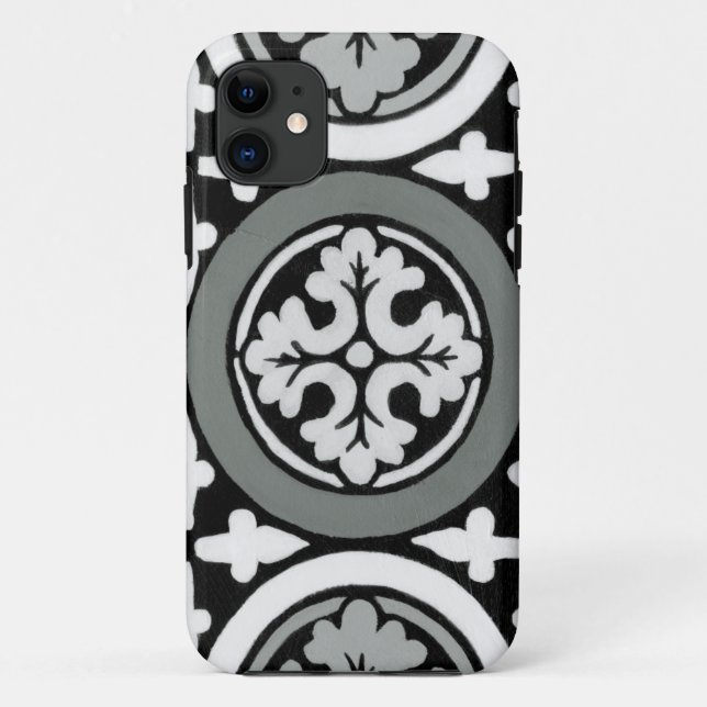 Decorative Renaissance Rosette Tile Design Case-Mate iPhone Case (Back)