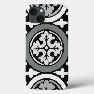 Decorative Renaissance Rosette Tile Design iPhone 13 Case