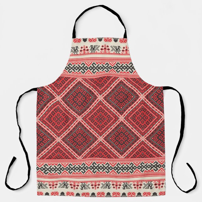 Decorative repeating pattern inspired by tradition apron (Front)