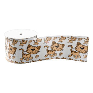 decorative ribbon children cats grosgrain ribbon