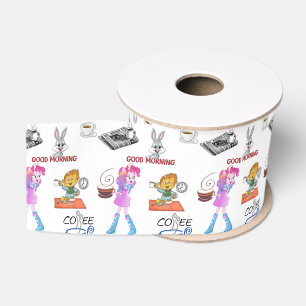 decorative ribbon coffee lovers grosgrain ribbon