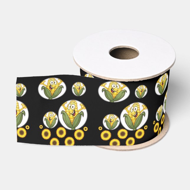 decorative ribbon popcorn grosgrain ribbon (Spool)