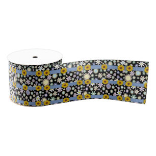 decorative ribbon sunflowers grosgrain ribbon