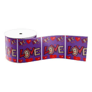 decorative ribbon valentines love grosgrain ribbon