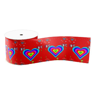 decorative ribbon valentines love grosgrain ribbon