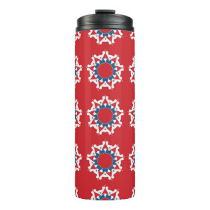 Decorative seamless pattern. Abstract texture desi Thermal Tumbler