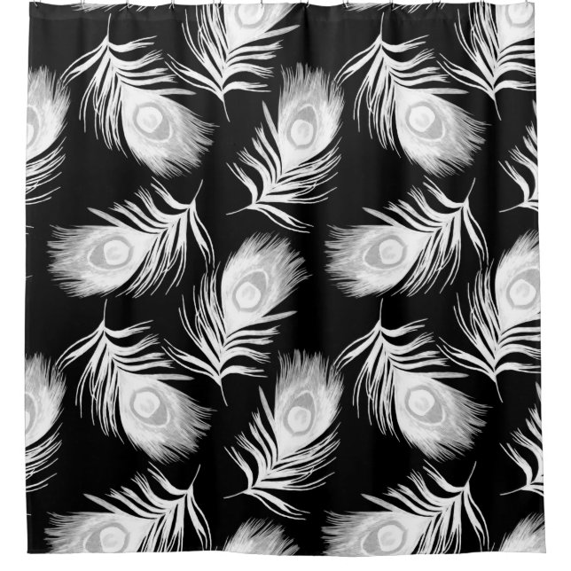 Decorative seamless pattern with beautiful peacock (Front)