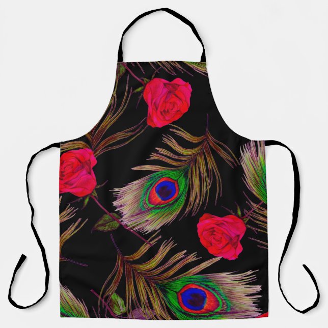 Decorative seamless pattern with beautiful waterco apron (Front)