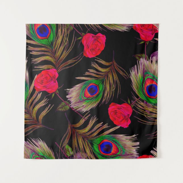 Decorative seamless pattern with beautiful waterco tapestry (Front)