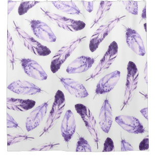 Decorative seamless pattern with feathers. Waterco