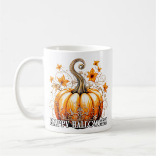 Decorative Seasonal Happy Halloween Pumpkin Coffee Mug
