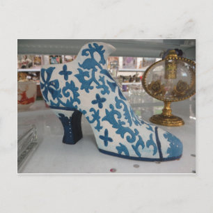 Decorative Shoe Postcard