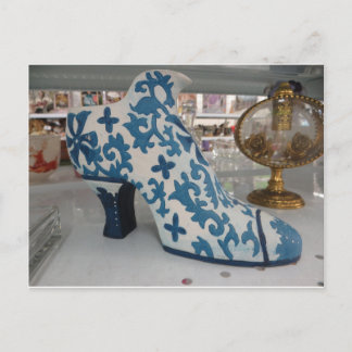 Decorative Shoe Postcard