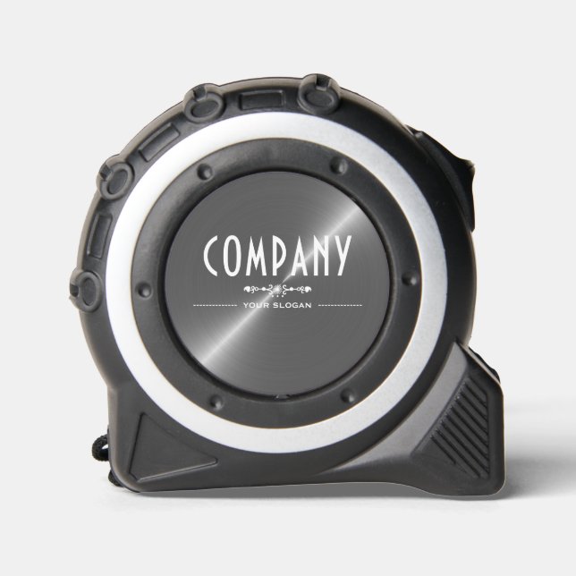 Decorative Silver Metal Effect Company Name 1 (Front)