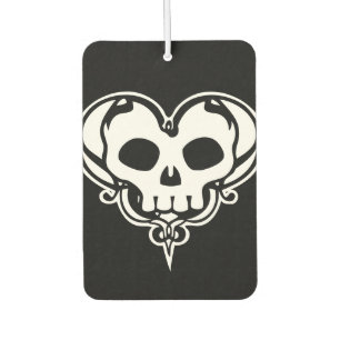 Decorative Skull Heart Air Freshener
