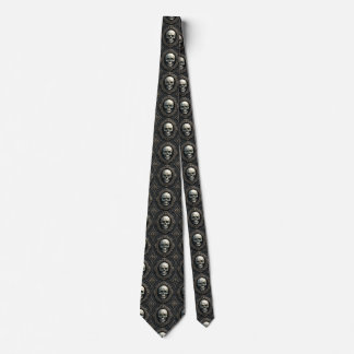 Decorative Skull Tie