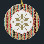 Decorative Snowflake Christmas Ornaments<br><div class="desc">This elegant ornament can be totally personalized by you to make a wonderful holiday gift for anyone on your shopping list!
Artwork by Sarah Paris</div>