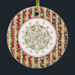 Decorative Snowflake Christmas Ornaments<br><div class="desc">This elegant ornament can be totally personalized by you to make a wonderful holiday gift for anyone on your shopping list!
Artwork by Sarah Paris</div>