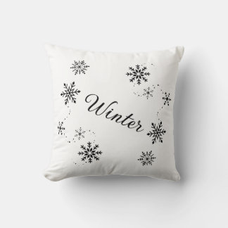 Decorative snowflake cushion