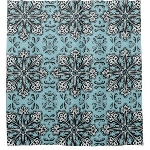 Decorative Snowflake Fun Abstract Blue Winter