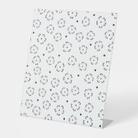 Decorative, Star Dust Pedestal Sign