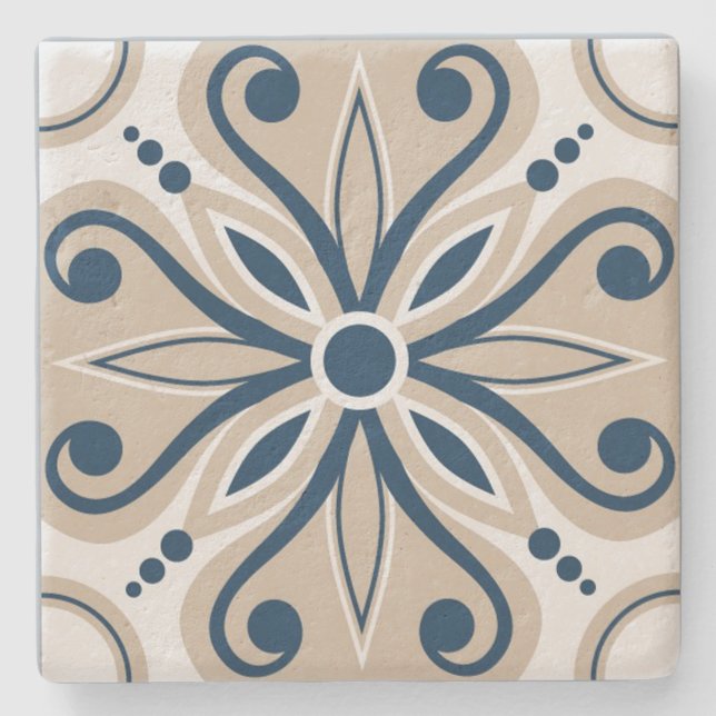 Decorative Stone Coaster (Front)