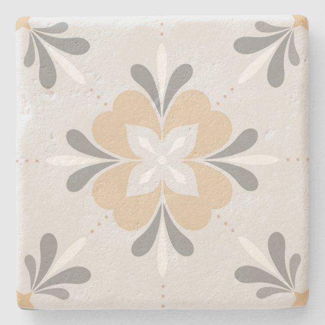 Decorative Stone Coaster (Front)