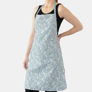Decorative Striped Leaf Pattern Apron