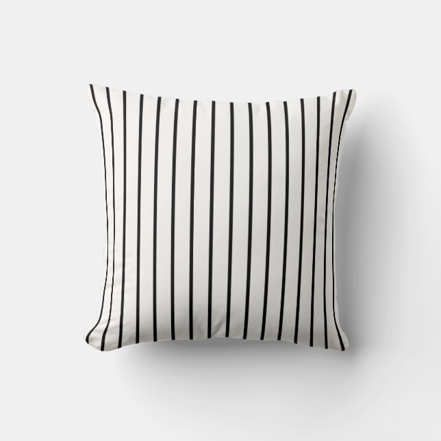 Decorative Striped  Throw Pillow (Front)