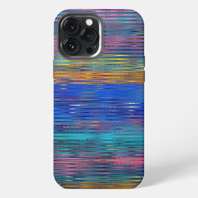 Decorative Stripes Mosaic Pattern iPhone Case (Back)