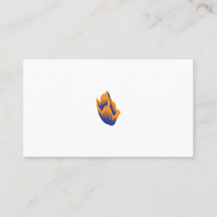 Decorative Style, Dark Blue Green, Wattle Appointment Card