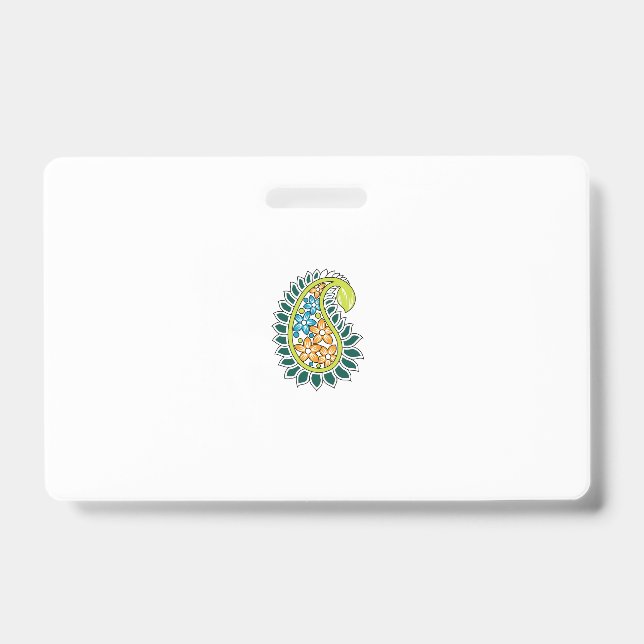 Decorative Style, Dark Blue Green, Wattle Badge (Front)