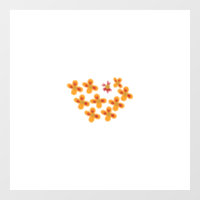 Decorative Style, Dull Orange, Cornell Red