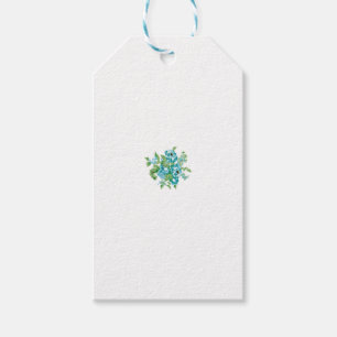 Decorative Style, Mint Cream, Fountain Blue, Teal. Gift Tags
