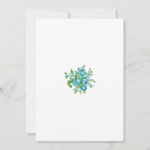 Decorative Style, Mint Cream, Fountain Blue, Teal. Holiday Card