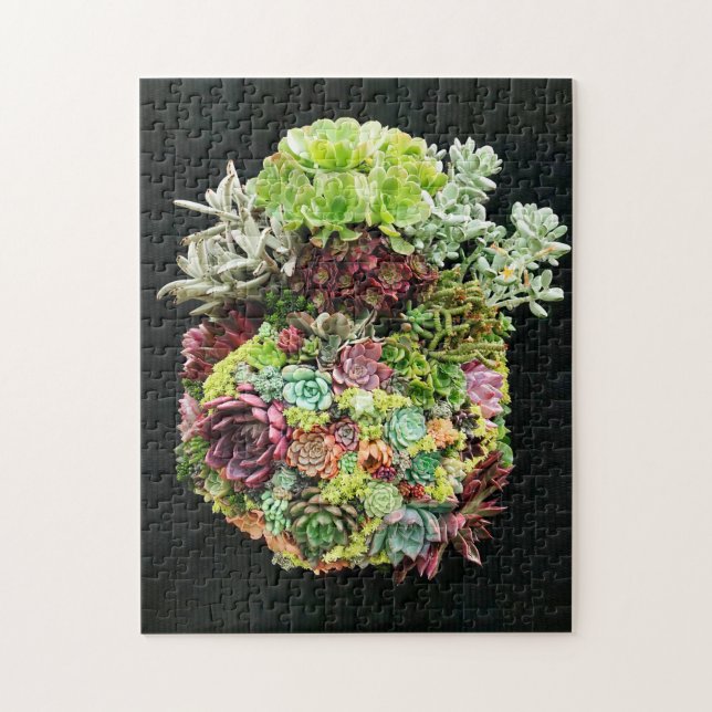 Decorative Succulents Jigsaw Puzzle (Vertical)