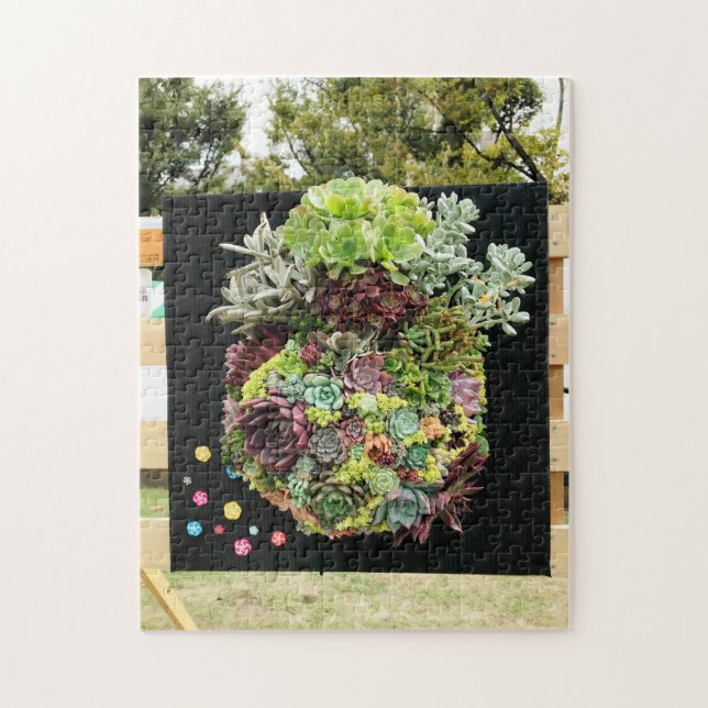 Decorative Succulents Jigsaw Puzzle (Vertical)