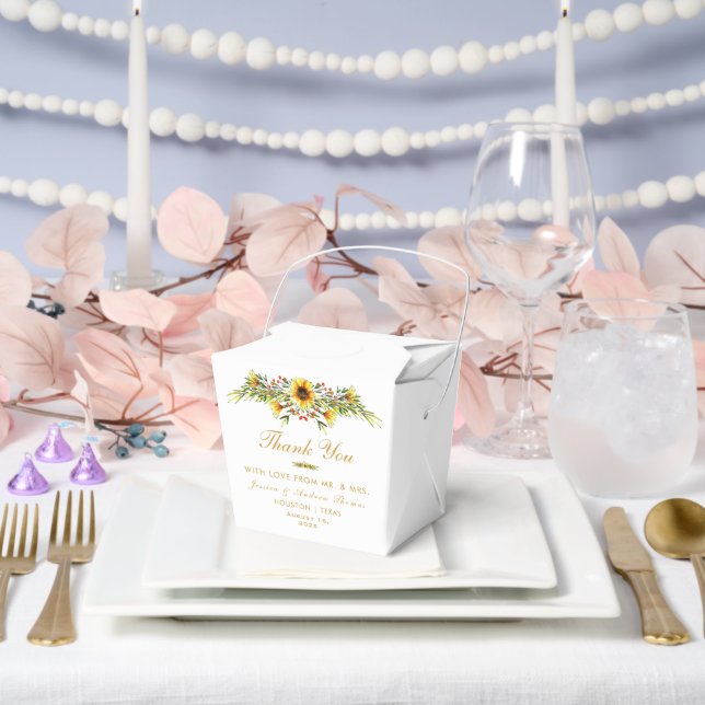 Decorative Summer Flowers Wedding Favor Box (Wedding)