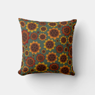 Decorative Sunflower Pillow