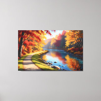 Decorative Table Forest Canvas Print