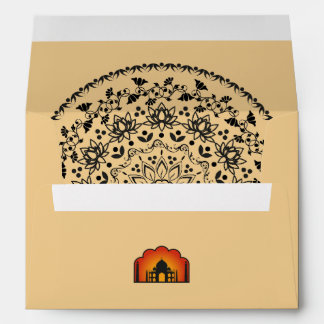 Decorative Taj Mahal Silhouette  Envelope