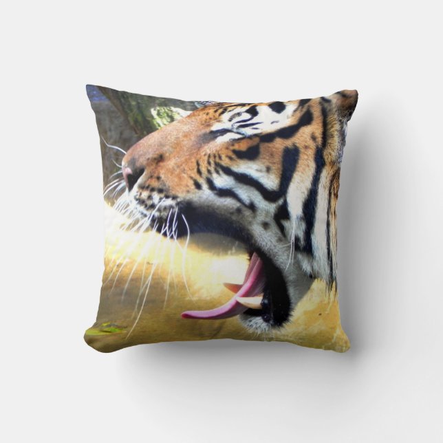 Decorative tiger pillow (Front)
