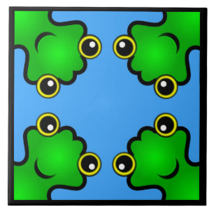 Decorative Tiles - Frogs Doodle