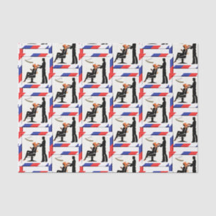 Decorative Tissue Paper Barber
